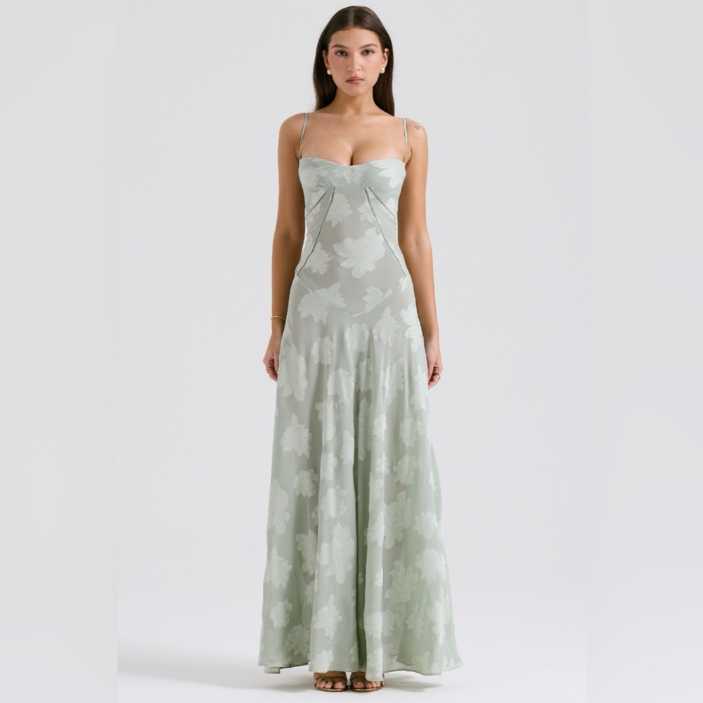 House of CB Seren Dress - Pistachio